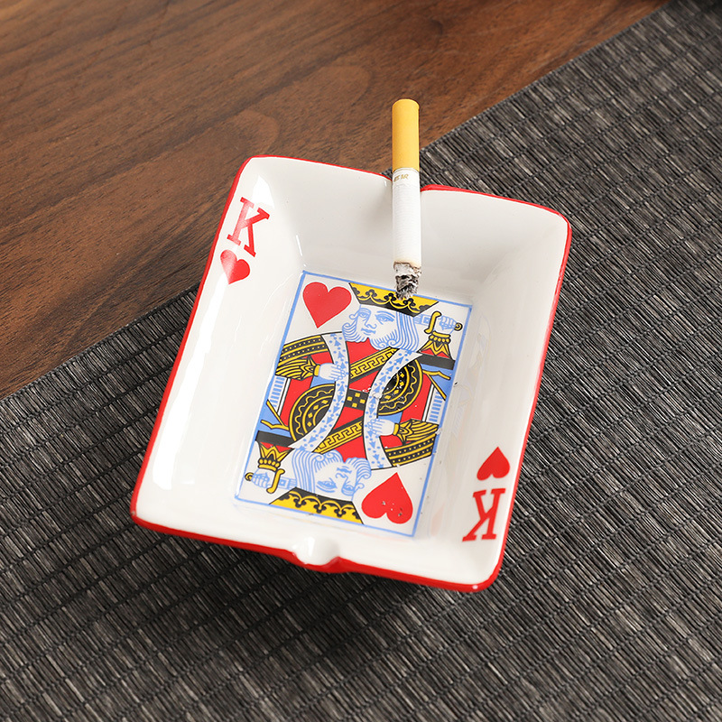 Board Game Hotel - الإبداعية منفضة سجائر من السيراميك للمنزل
