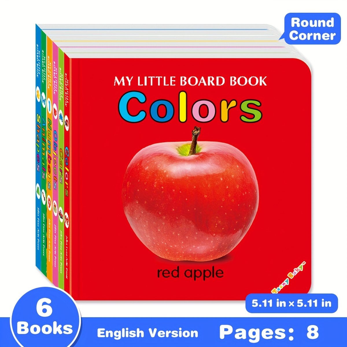Board Game Book - كتاب بطاقات ملون بنقوش متنوعة، هدية