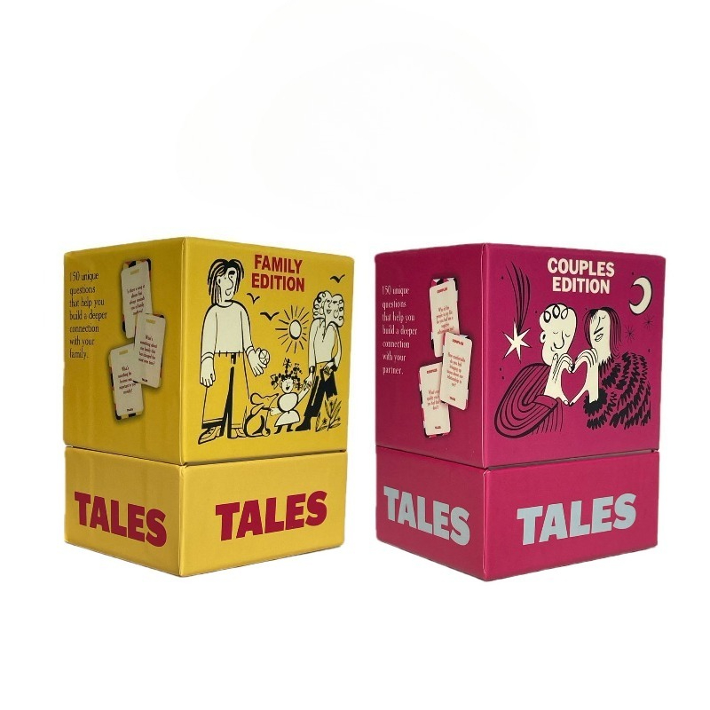 Board Game Question - بطاقات أسئلة وأجوبة للتواصل من TALES،