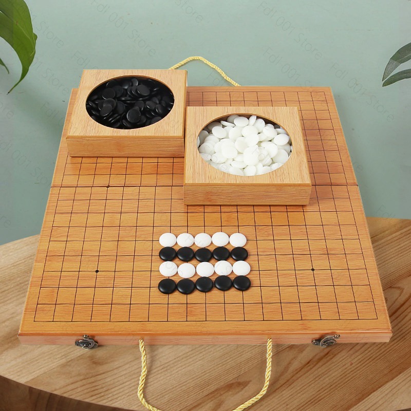 Board Game Go - مجموعة لعبة الطاولة ذات 19 خانة،