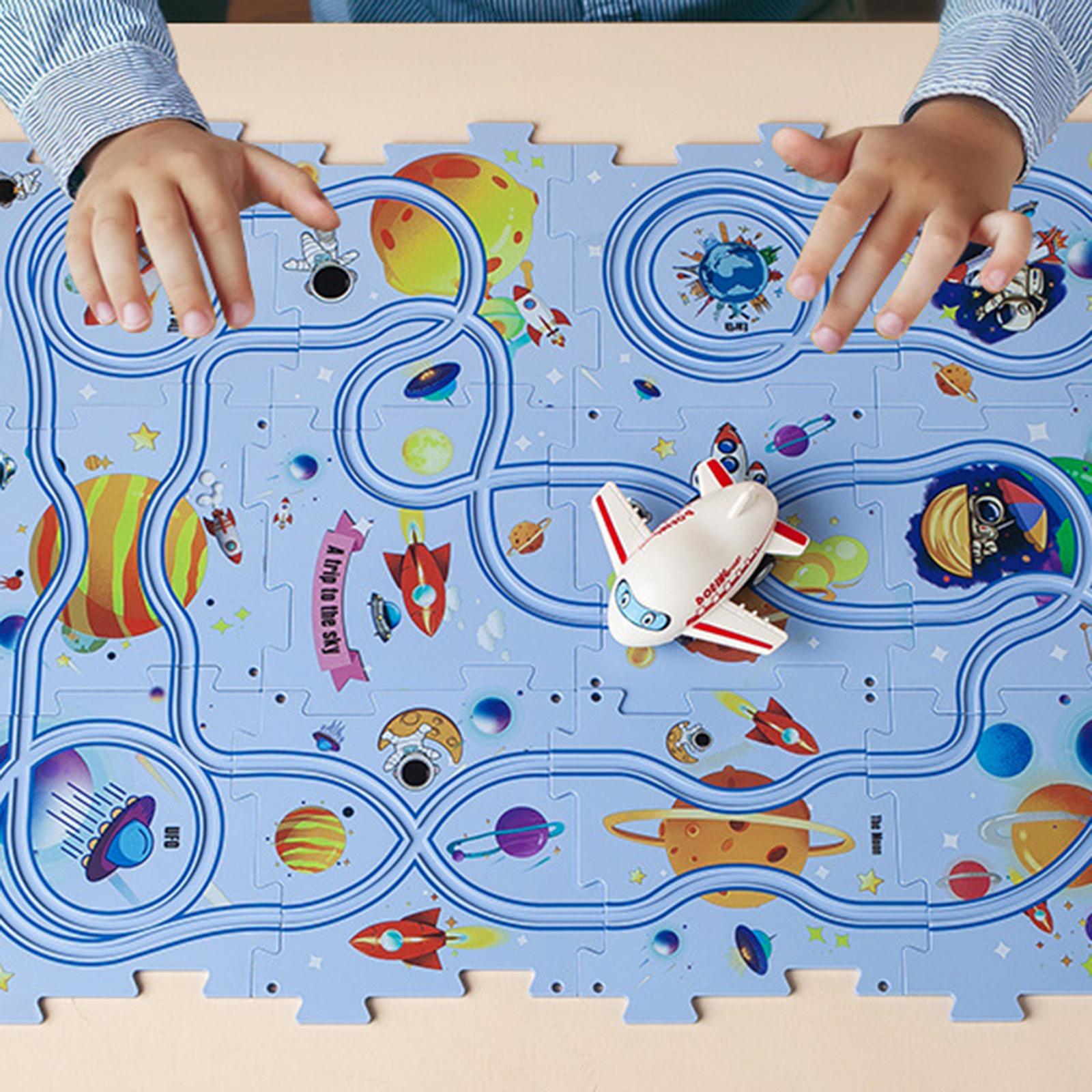Board Game Race Track - ألعاب مسار سباق السيارات التعليمية، لعبة