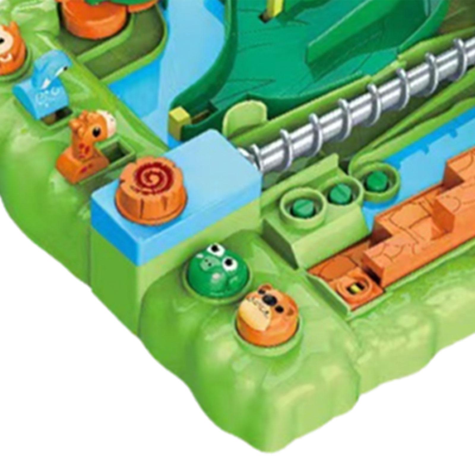 Board Game Race Track - لعبة بناء مسار الرخام للأطفال، لعبة