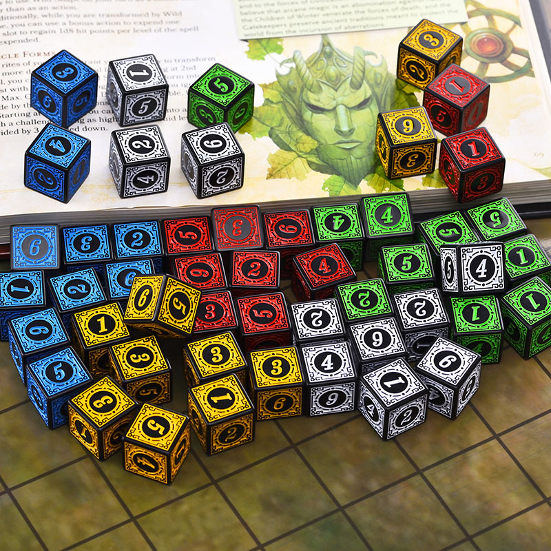 10 قطعة/المجموعة الاكريليك الن - مراجعة Board Game Dungeons And Dragons وسعره