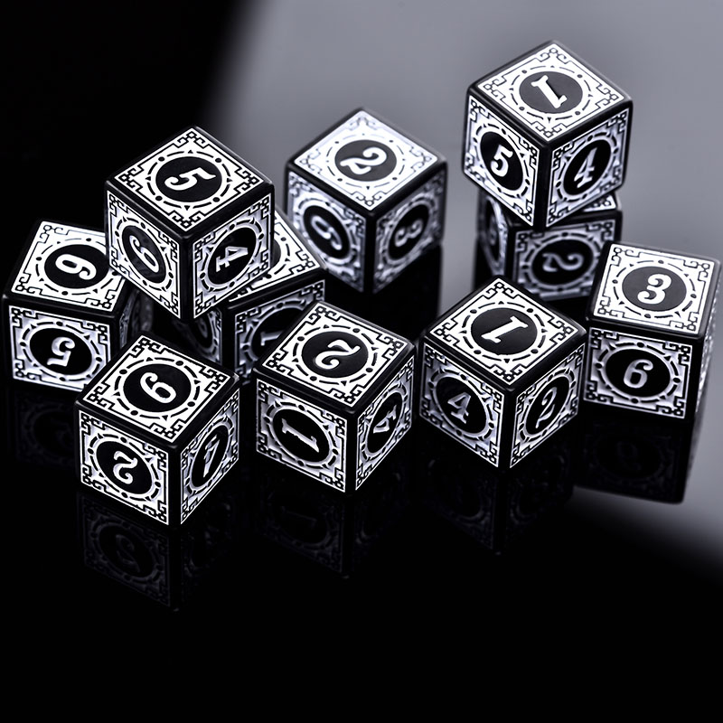 10 قطعة/المجموعة الاكريليك الن - مراجعة Board Game Dungeons And Dragons وسعره