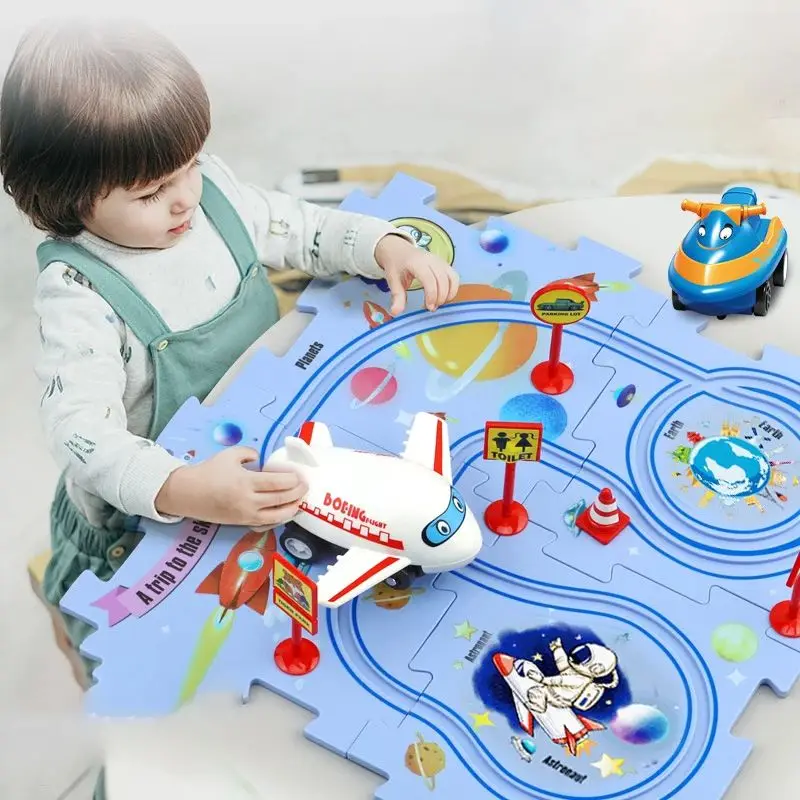 لغز مسار سيارة سباق كهربائية ل - مراجعة Board Game Race Track وسعره