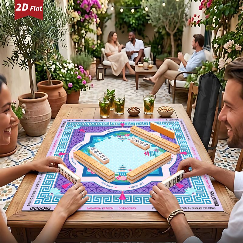 سجادة طاولة ماجونغ أمريكية من  - مراجعة Board Game Hotel وسعره