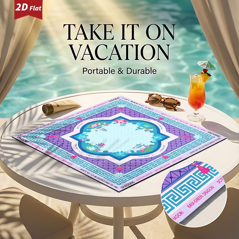 سجادة طاولة ماجونغ أمريكية من  - مراجعة Board Game Hotel وسعره