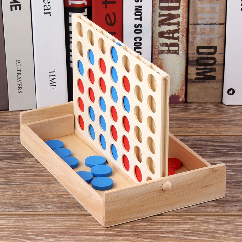 لعبة خشبية للأطفال لربط أربع ق - مراجعة Board Game Multiplayer وسعره